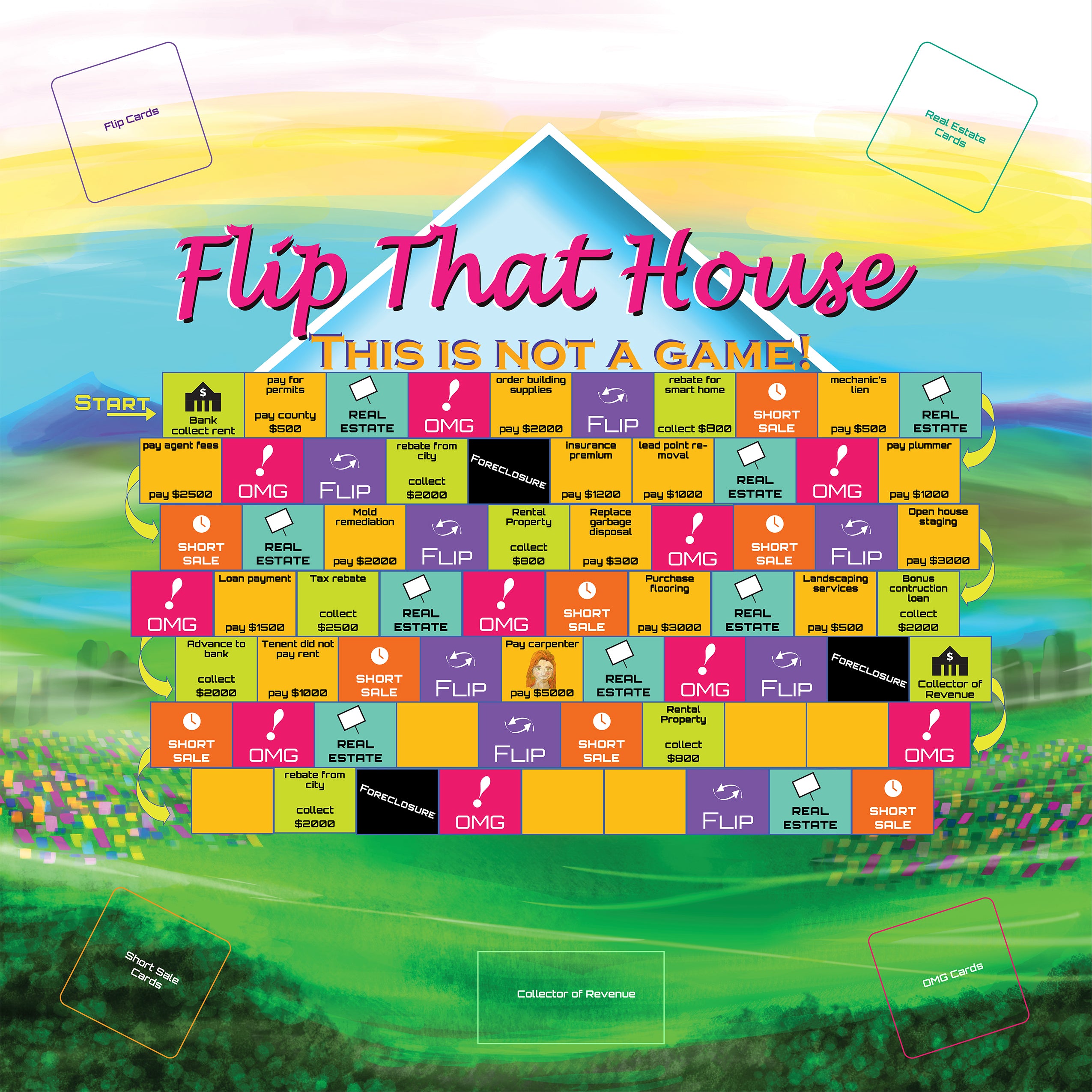 FLIP THAT HOUSE THE BOARD GAME COLLECTION