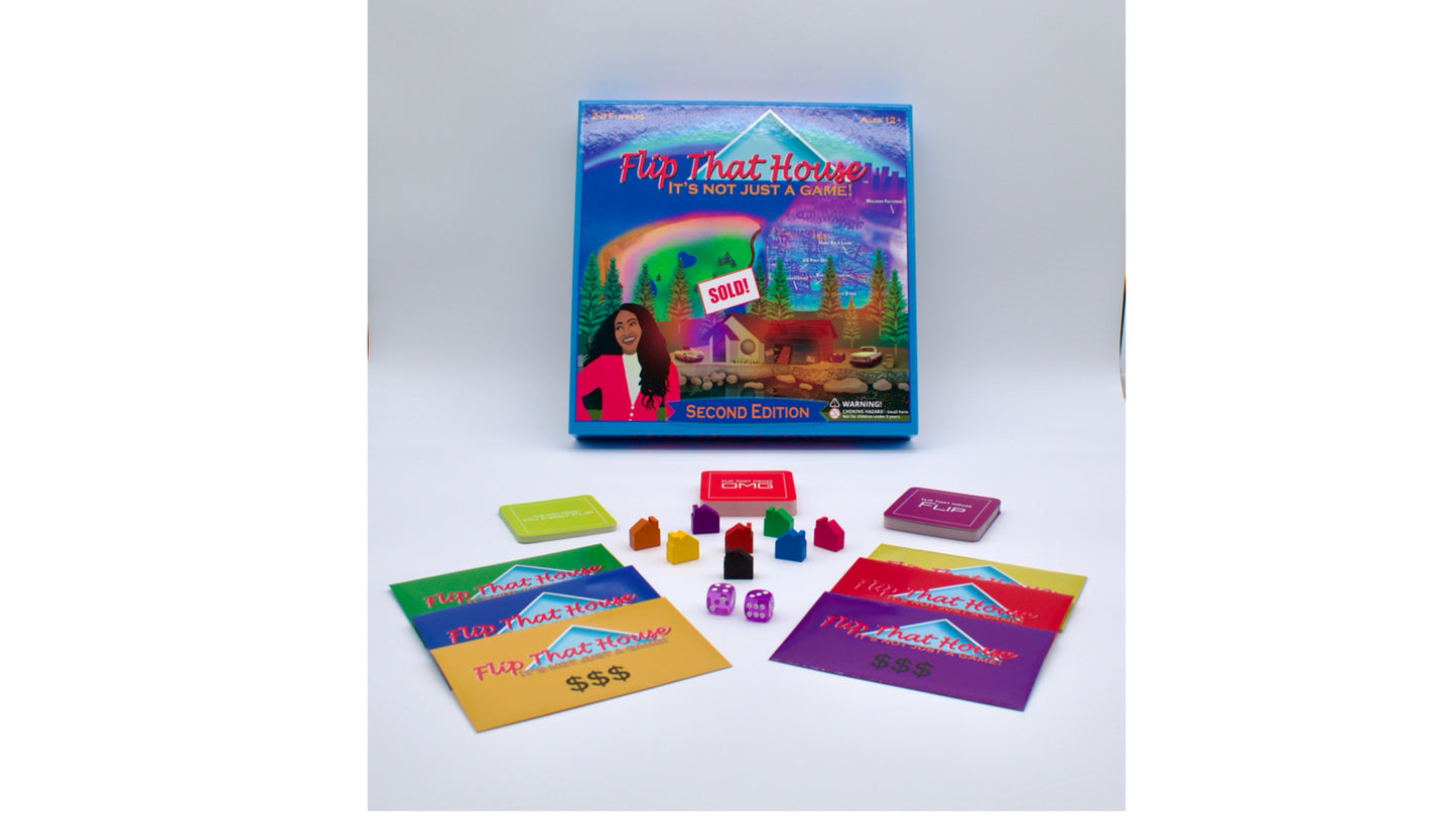 Second Edition "Flip That House Board Game" Available NOW!!!!! Second Edition!!!!